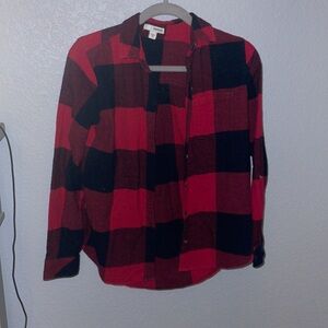Women’s Long Sleeve Flannel Button Down